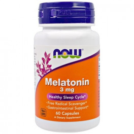 NOW Мелатонин 3 мг 60 капс